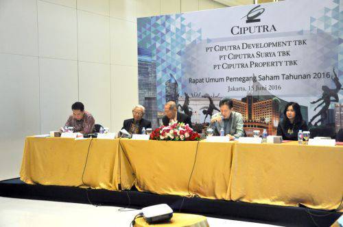 Grup Ciputra Bagi Dividen Rp 439 Miliar